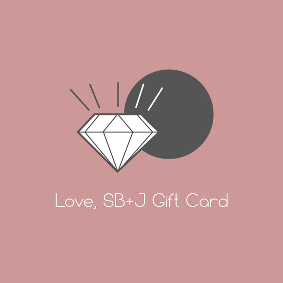 Love, SB+J Gift Card